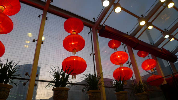 Laternen in einem chinesischen Restaurant
Quelle: Claudia Krieger-Dai
