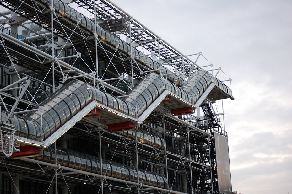 Das Centre Pompidou in Paris
