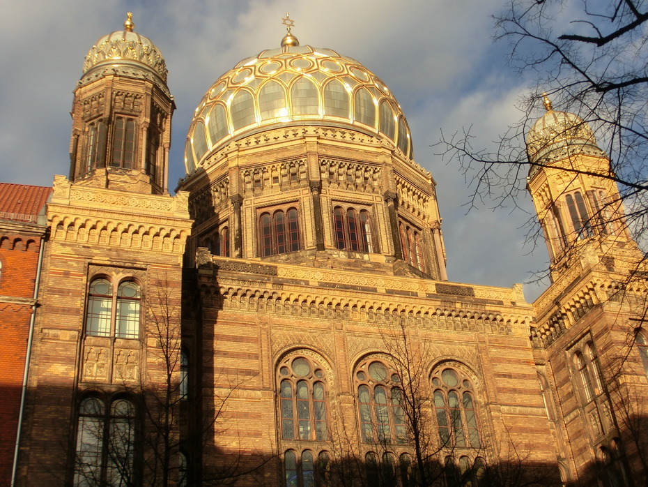 Die Neue Synagoge in der Oranienburger Straße, Berlin 2013.
Quelle: Nadja Grintzewitsch
