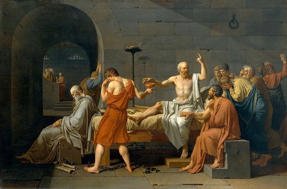 Jacques-Louis David: Der Tod des Sokrates