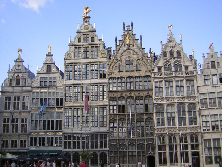 Häuser am Grote Markt in Antwerpen