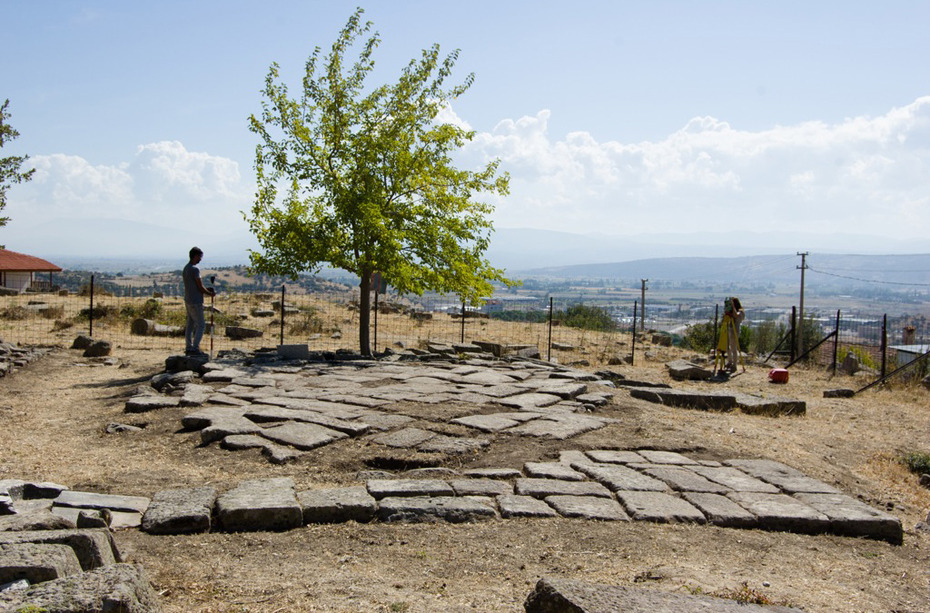 Pergamon, Untere Agora, Vermessung
Quelle: Dr. Burkhard Emme