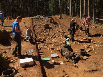 Römisches Schlachtfeld auf dem Harzhorn
Quelle: Institut für Prähistorische Archäologie, FU Berlin