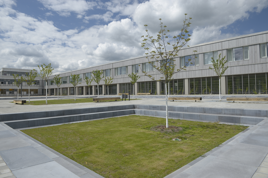 Fassade des Neubaus Kleine Fächer in der Fabeckstraße
Quelle: Bernd Wannenmacher