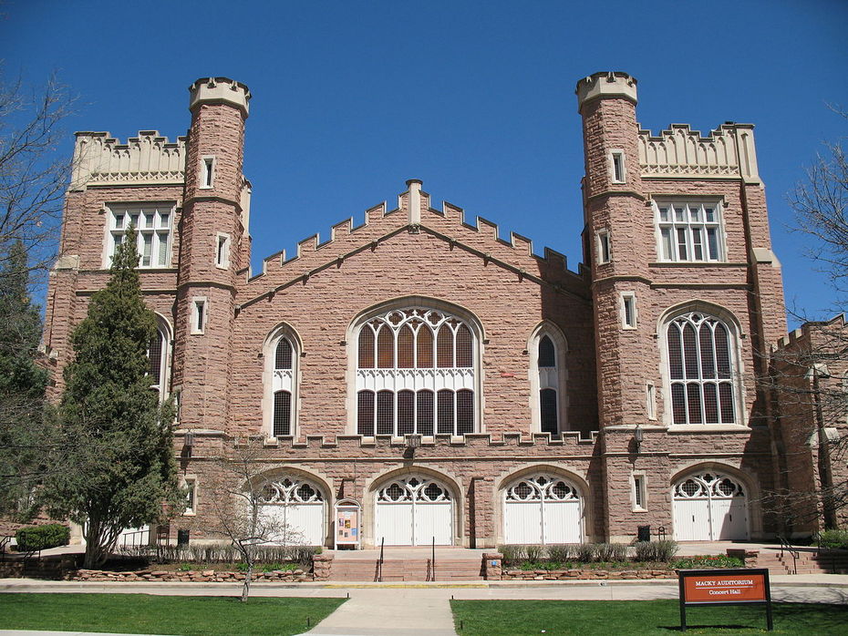 Macky Auditorium on the University of Colorado at Boulder campus