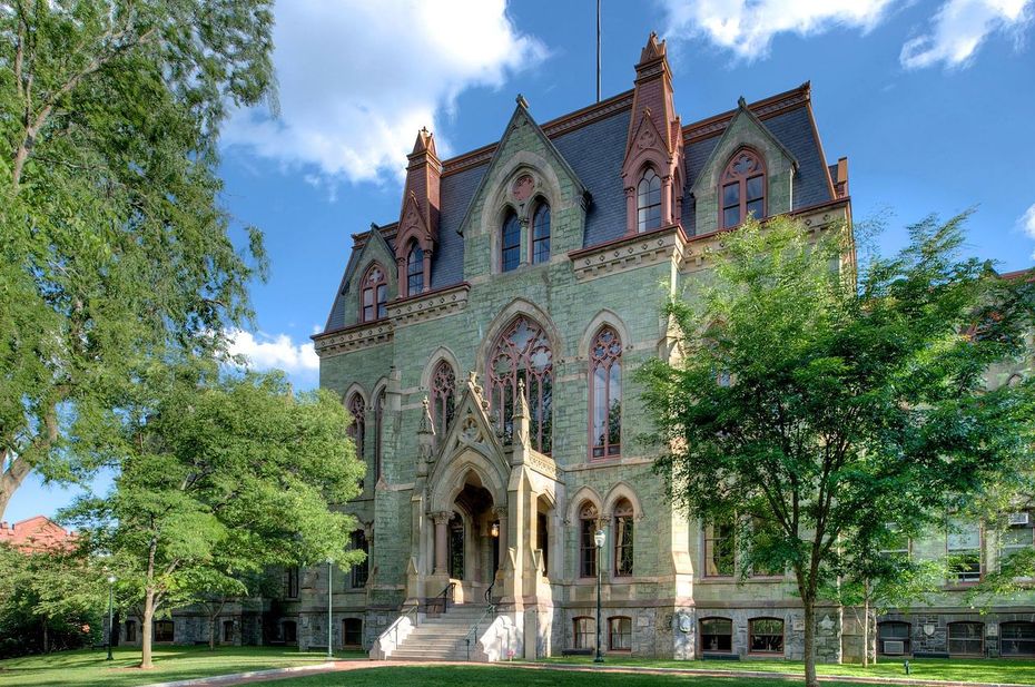 North facade of College Hall, Penn Campus