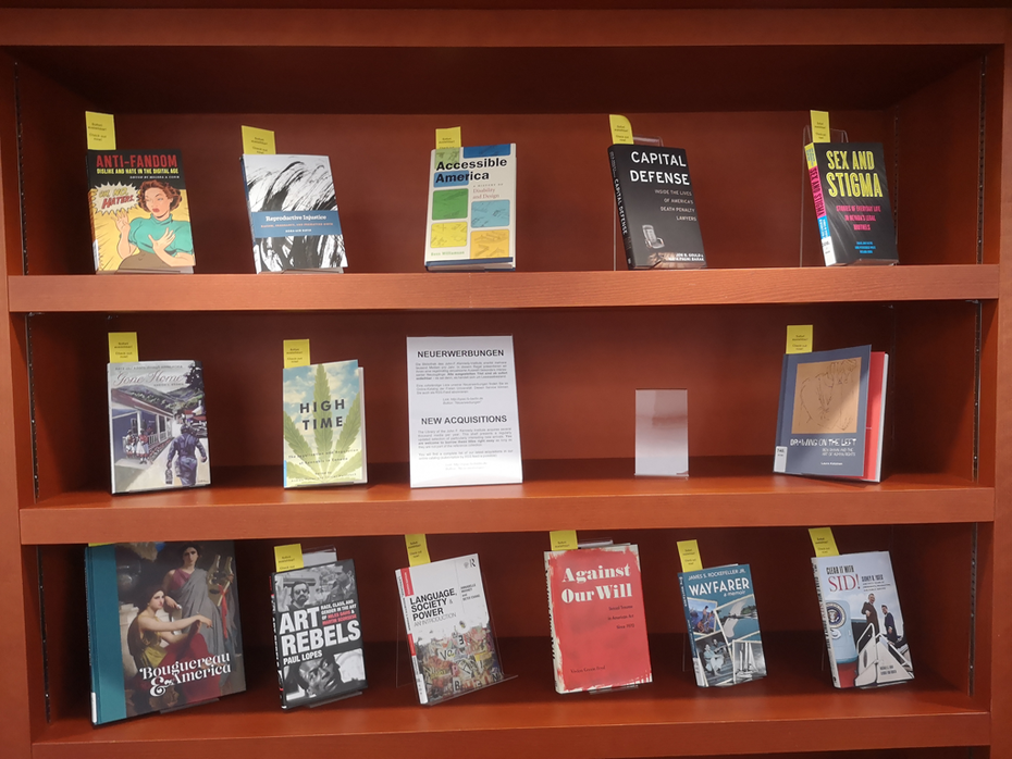 New Aquisitions of the JFKI's very own North American Studies Library