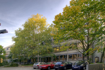 Biochemie-Gebäude in der Takustr. 6
Quelle: Fachbereich Biologie, Chemie, Pharmazie