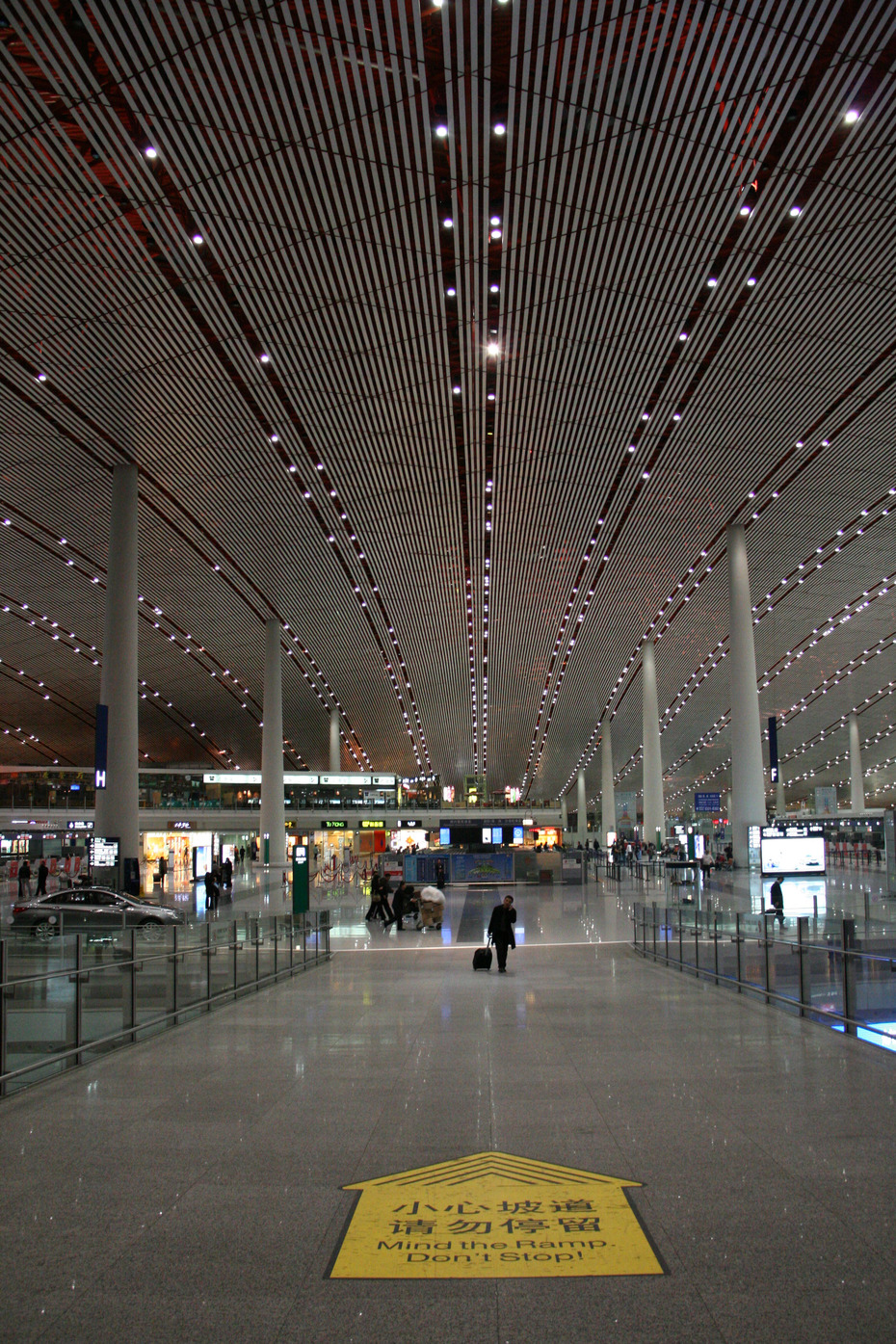 Der moderne Flughafen in Peking
Quelle: Claudia Krieger-Dai
