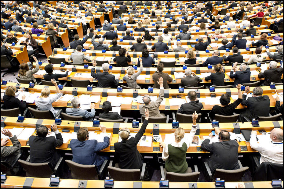 Abstimmung im europäischen Parlament