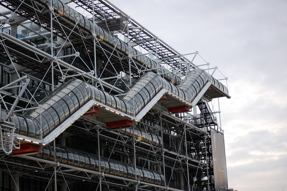 Das Centre Pompidou in Paris
