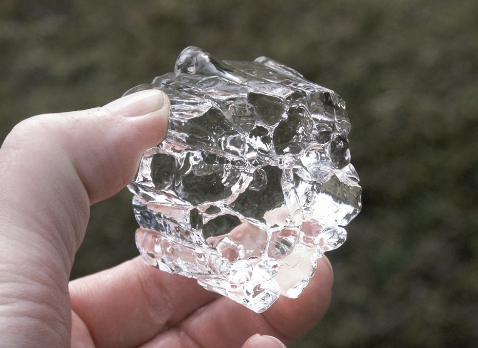 Eis in kristalliner Form