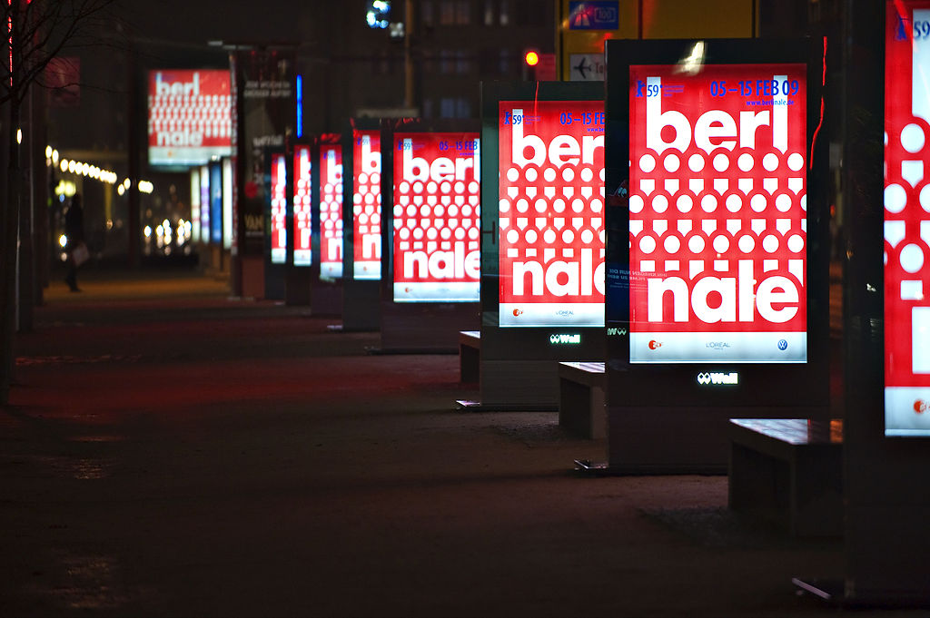 Leuchtkästen zur 59. Berlinale