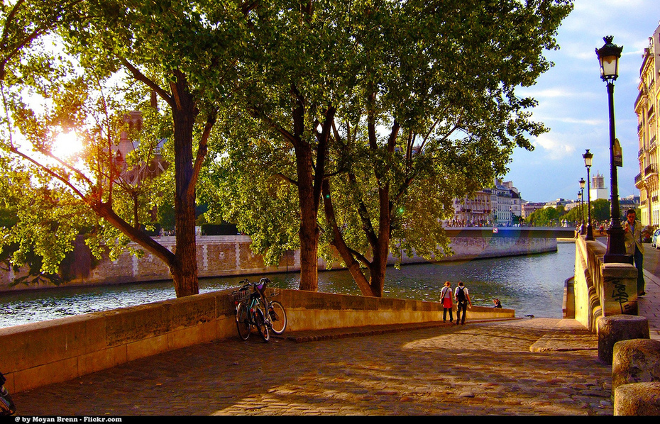 Am Seine-Ufer in Paris