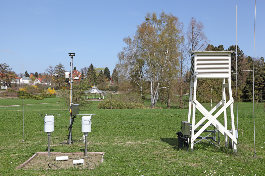 Meteorologische Station im Botanischen Garten Berlin
Quelle: G. Myrcik