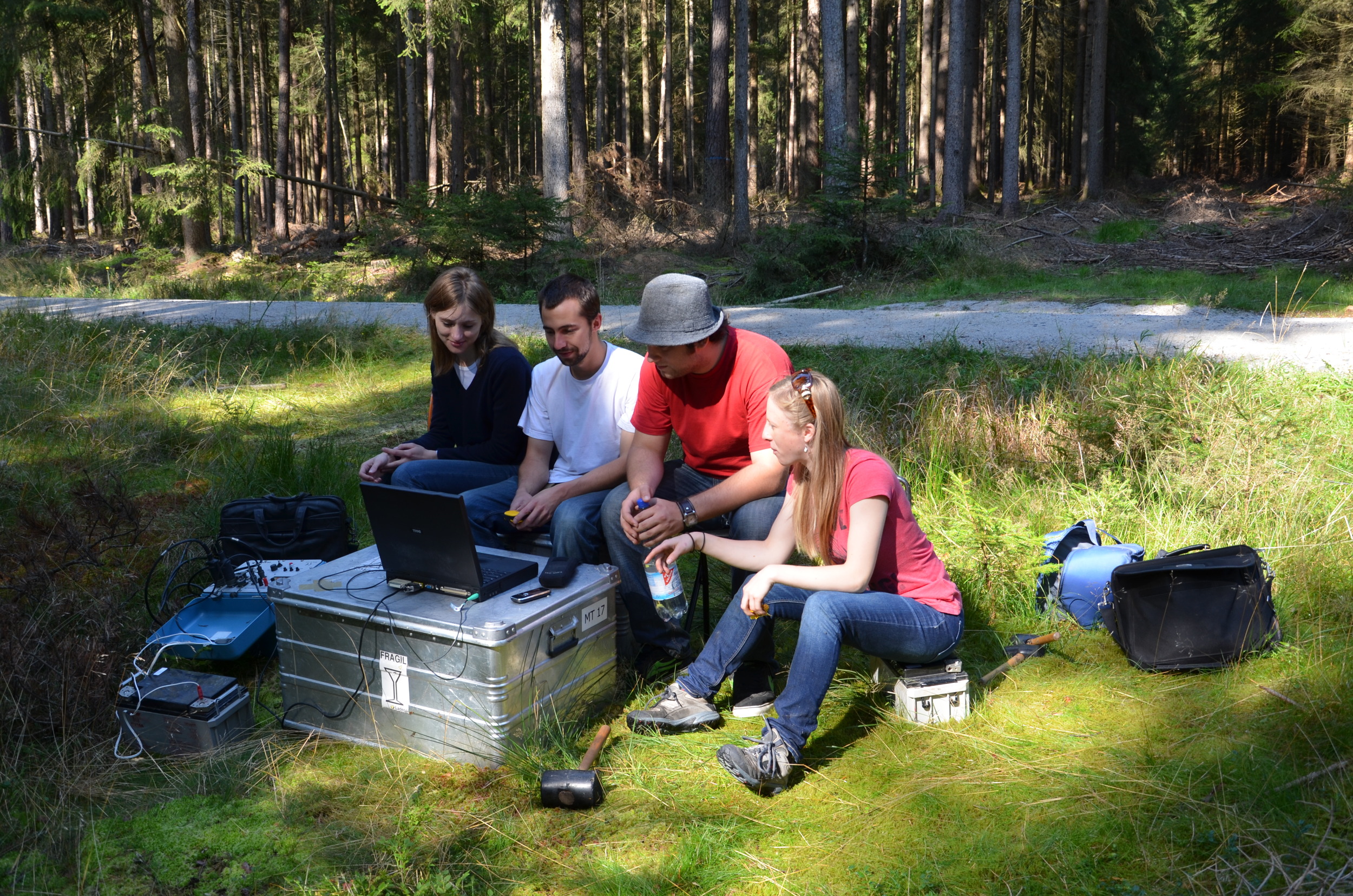 Geophysikalisches Geländepraktikum
Quelle: Brasse (2011)