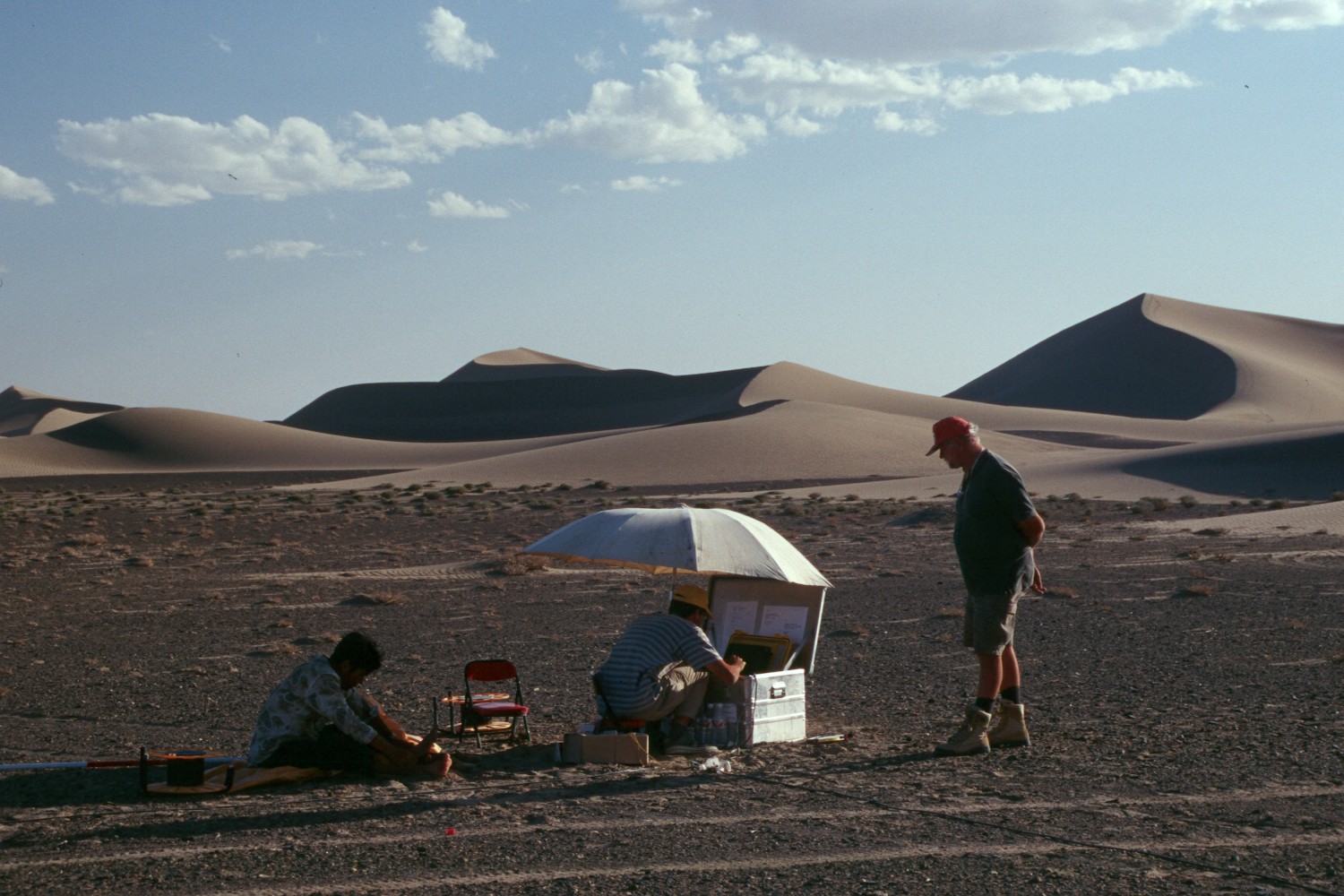 Geophysikalische Messungen in der Mongolei