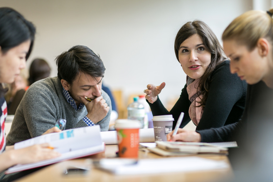 Diskussion in der Arbeitsgruppe