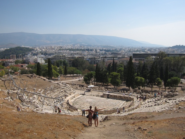 Das Dionysos-Theater am südlichen Abhang der Akropolis von Athen
Quelle: Stefan Sadecki