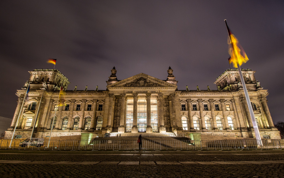 Der Reichstag, Sitz des Deutschen Bundestags