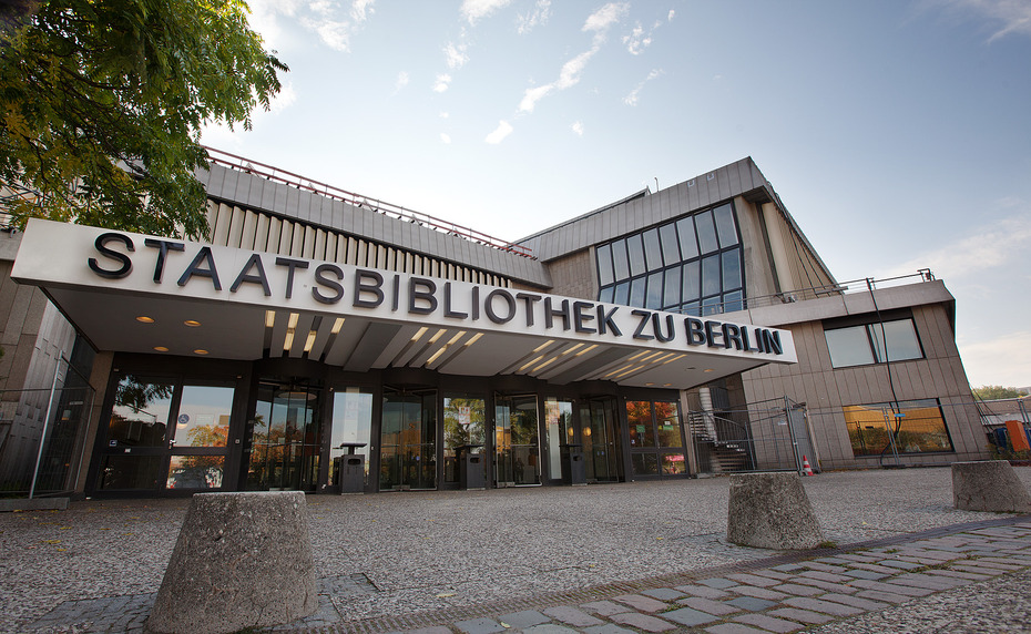 Eingang der Staatsbibliothek zu Berlin, Potsdamer Straße