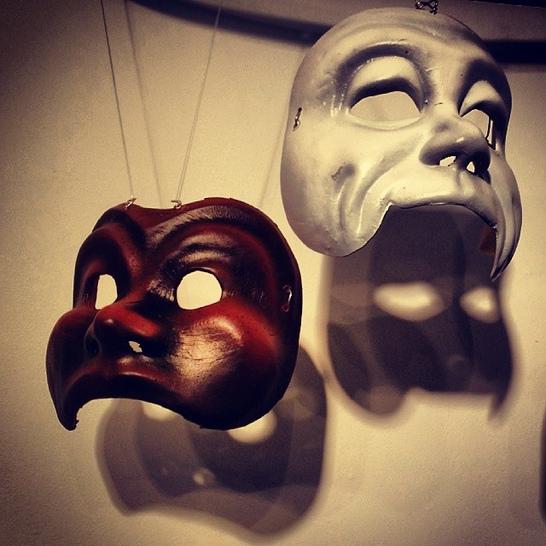Masken der Commedia dell’arte