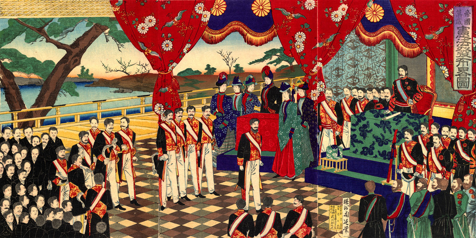 Verkündung der Meiji-Verfassung