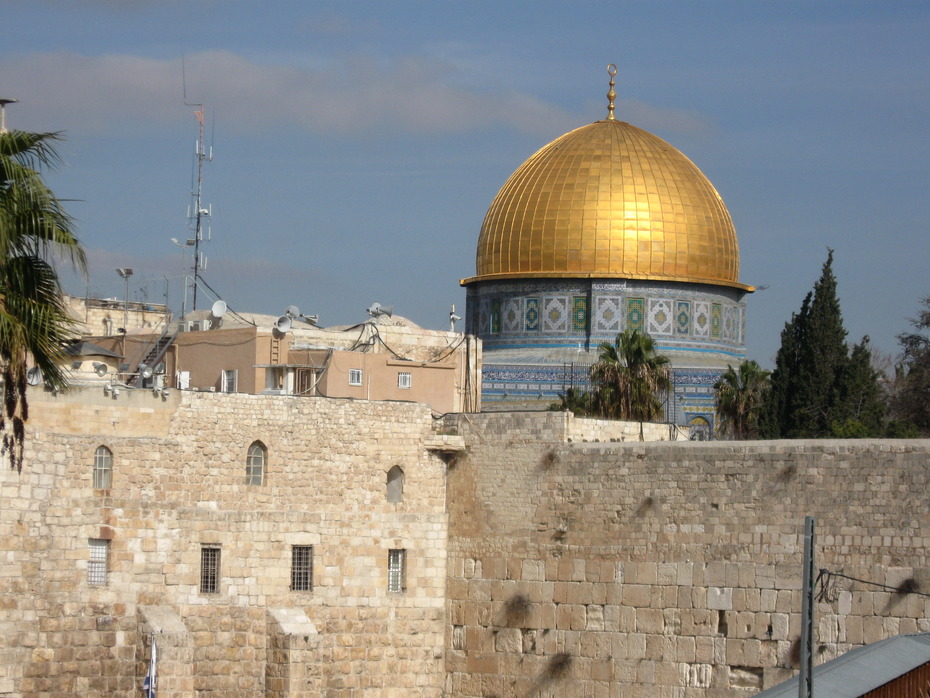Jerusalem, Klagemauer und Felsendom.
Quelle: Nadja Grintzewitsch