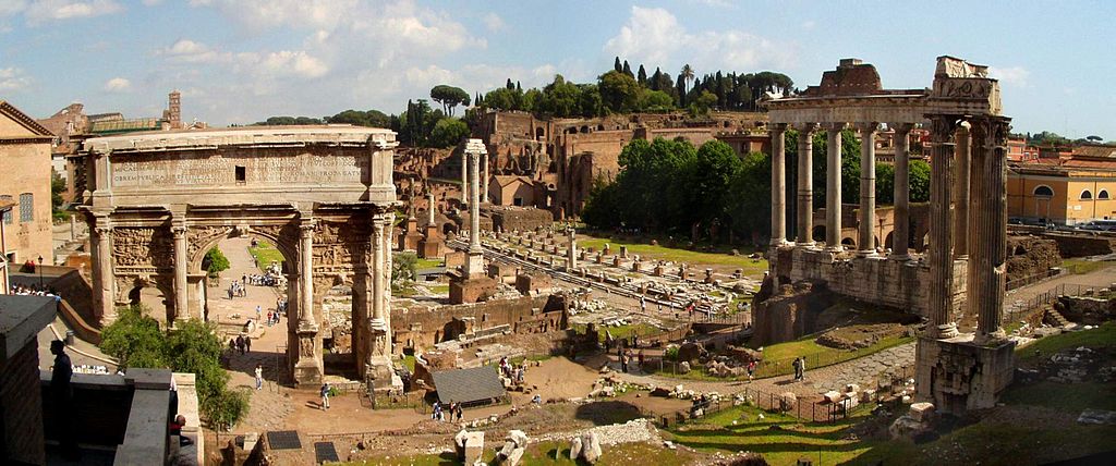 Blick auf das Forum Romanum