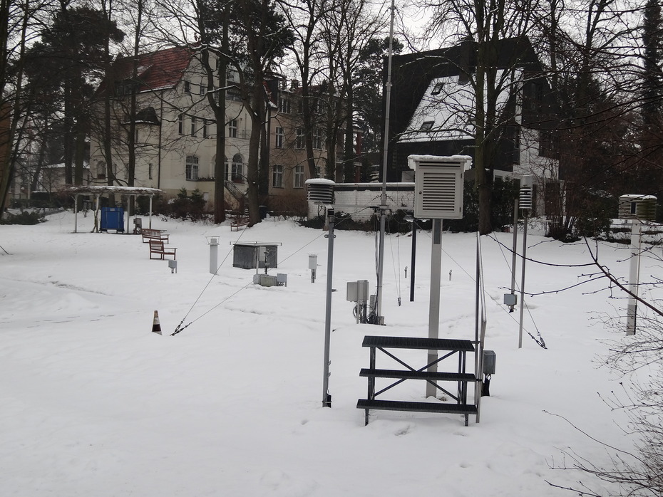 Wetterstation am Institut für Meteorologie
Quelle: M. Wegener