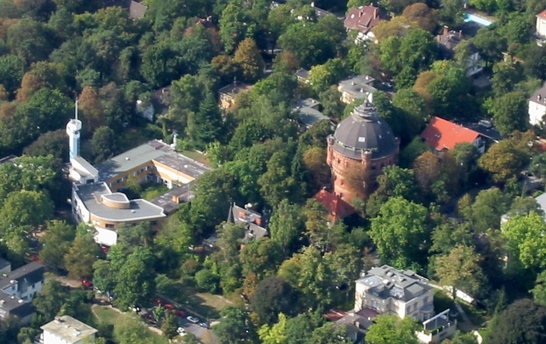 Luftbild vom Institut für Meteorologie