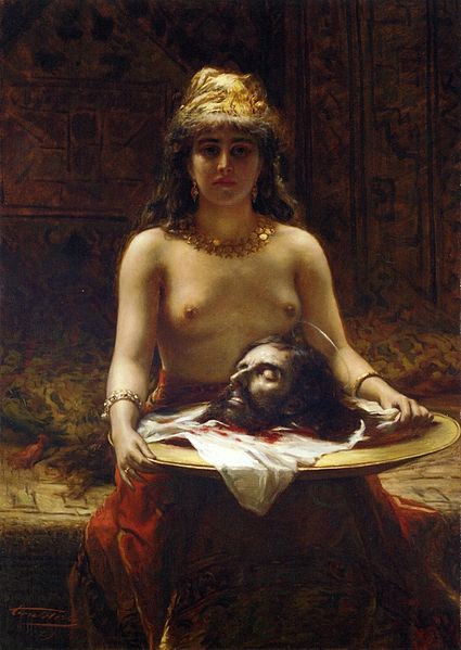 Salome mit dem Kopf Johannes des Täufers (Léon Herbo, 1889)