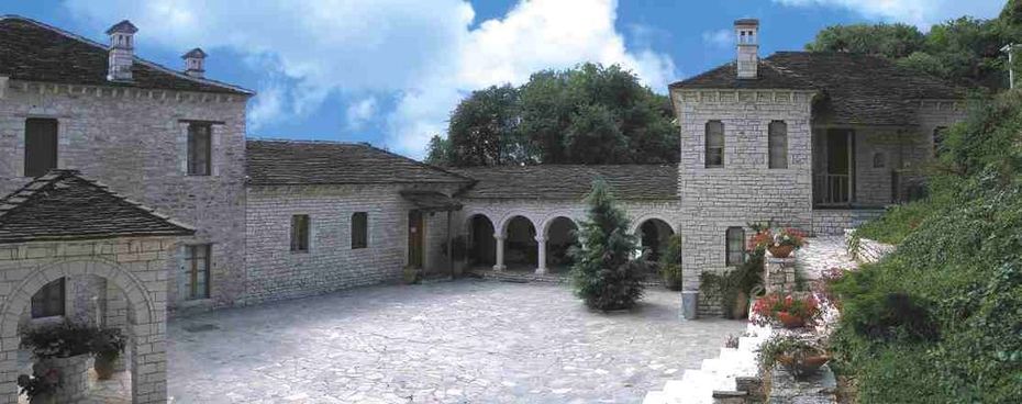 Das ehemalige Kloster Agios Georgios of Dourouti, mittlerweile Teil des Campus