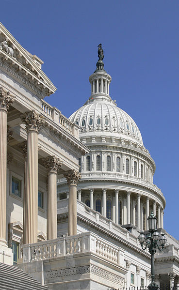 House of Representatives and central dome, United States Capitol, Washington D. C.