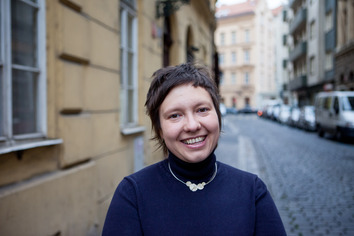 Frau Marta Kirchgeßner Holomková arbeitet für das Atelier für deutsch-tschechische Projekte.
Quelle: Björn Steinz