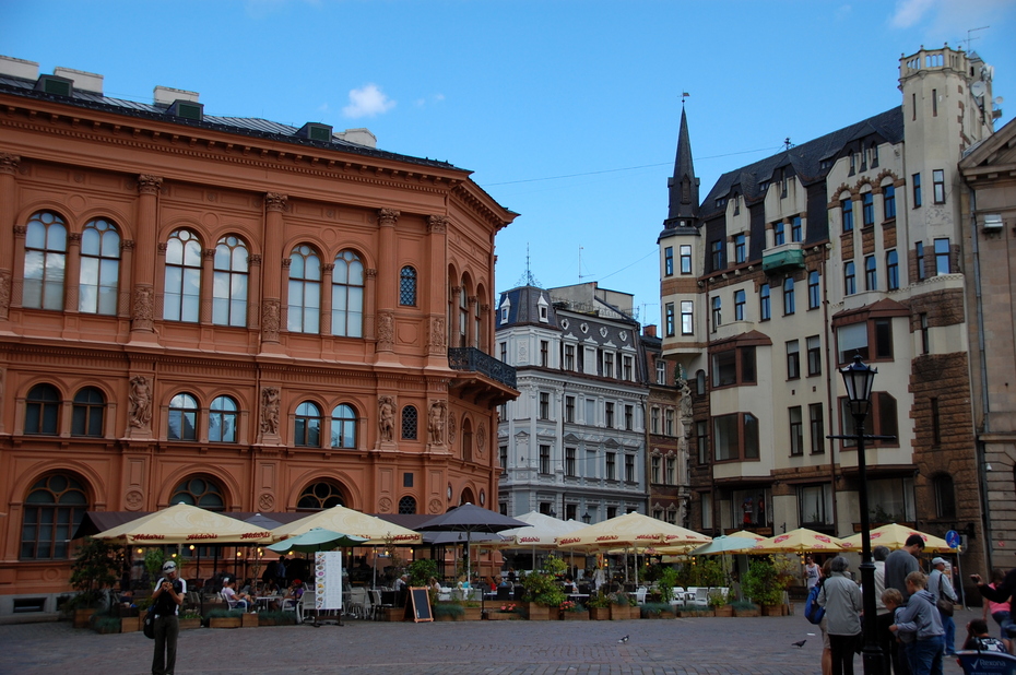 Der Marktplatz in Riga.
Quelle: Magdalena Patalong