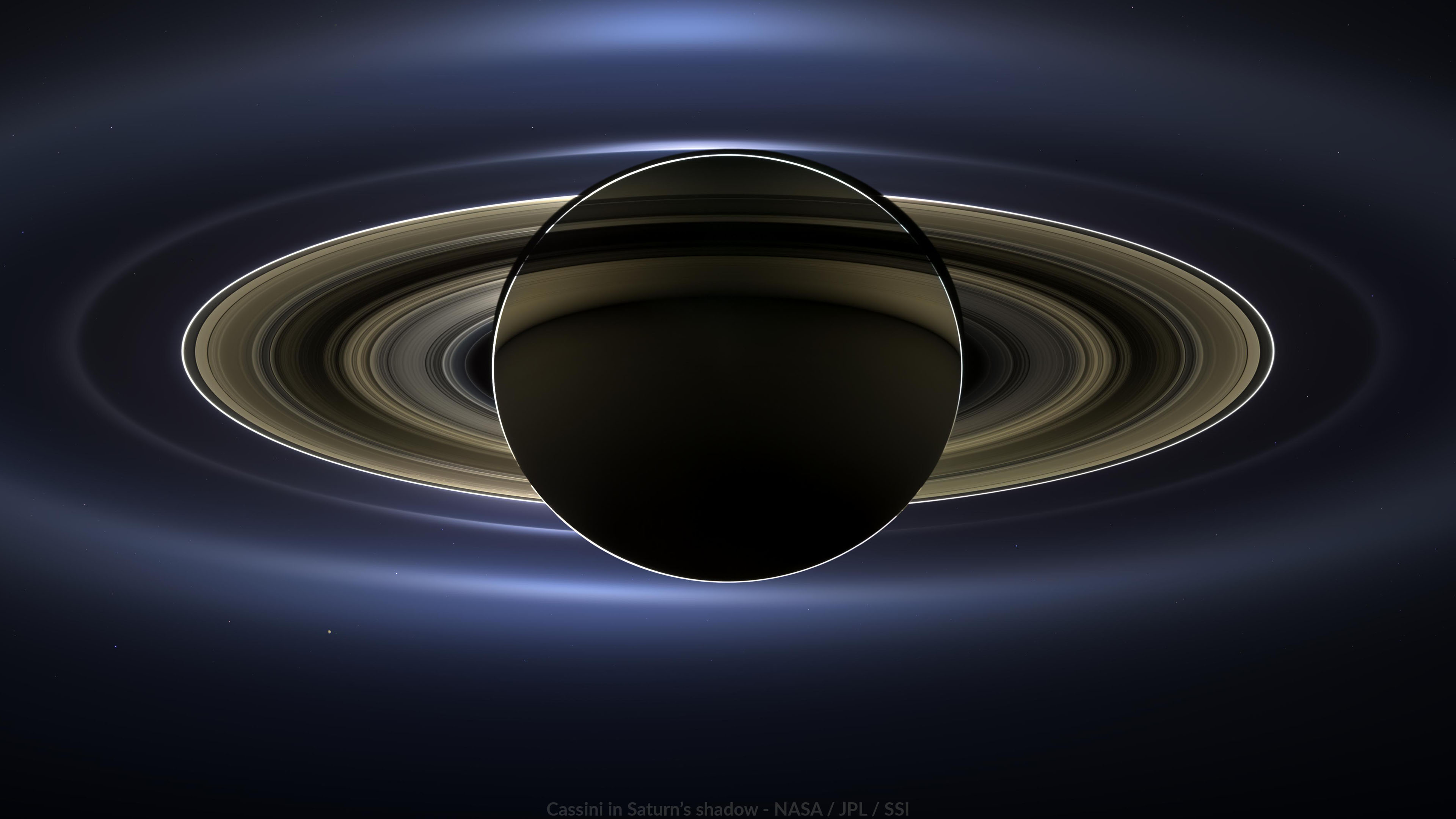 Cassini in Saturns Shadow