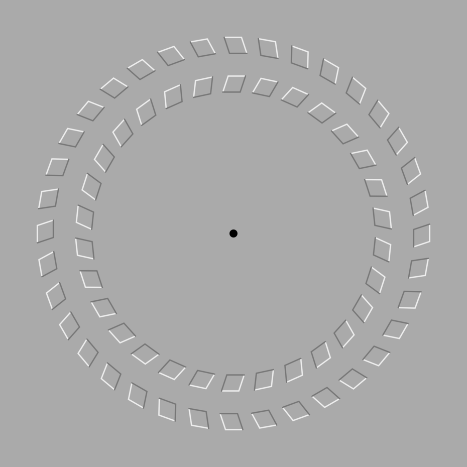 Revolving Circles - Bewegungsillusion
