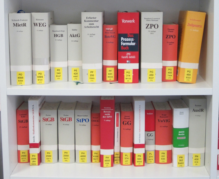 Juristische Fachliteratur
Quelle: Sabine Molkenthin
