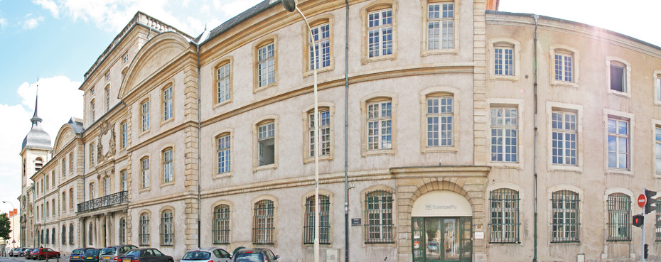 Panorama der Fassade, Sciences Po, Campus de Nancy
Quelle: Sciences Po