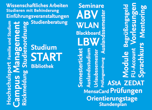 Words you will encounter at Freie Universität Berlin