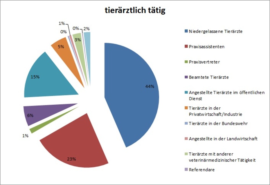 tätige Tierärzte
Quelle: Christiane Siegling-Vlitakis nach DTBl 06/2013